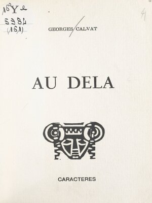 cover image of Au delà